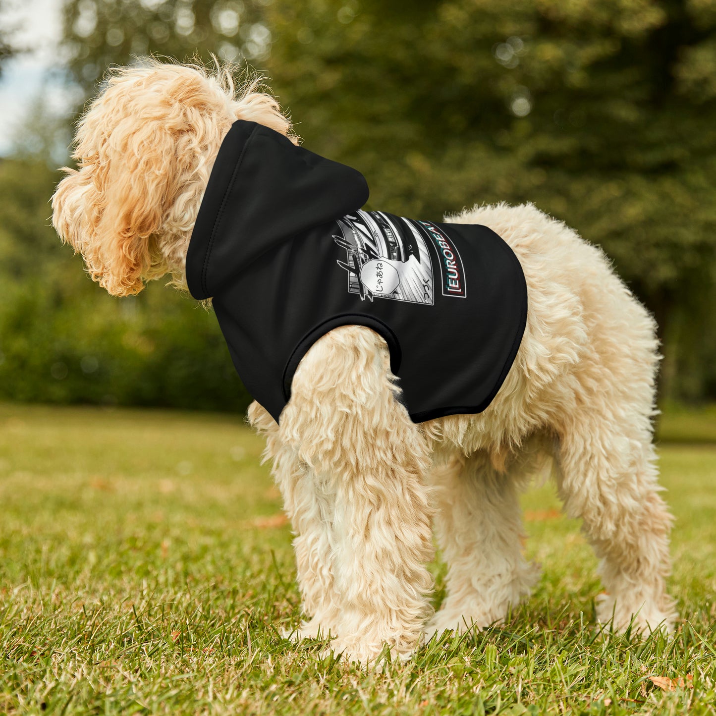 Toyota Sprinter AE86 Trueno Dog Hoodie (EUROBEAT INTENSIFIES) DOG PARK JDM 2