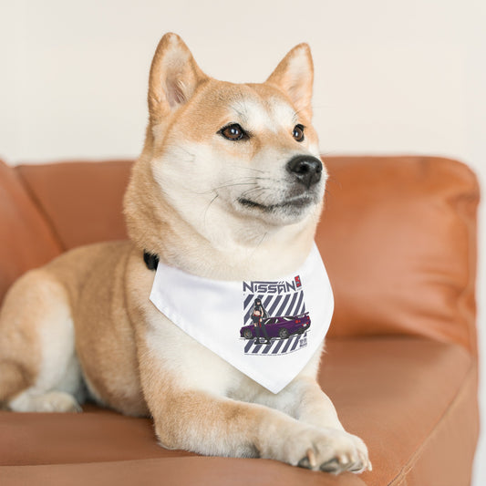 R34 Nissan Skyline Dog Collar Bandana (Waifu Edition)