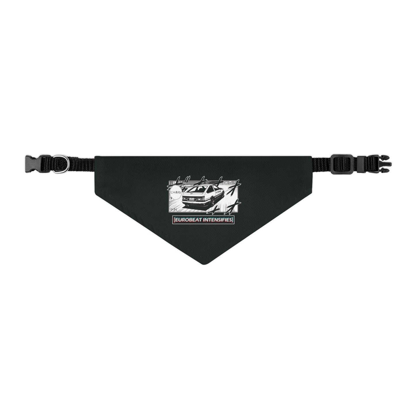 Toyota Sprinter AE86 Trueno Dog Bandana Collar (EUROBEAT INTENSIFIES)