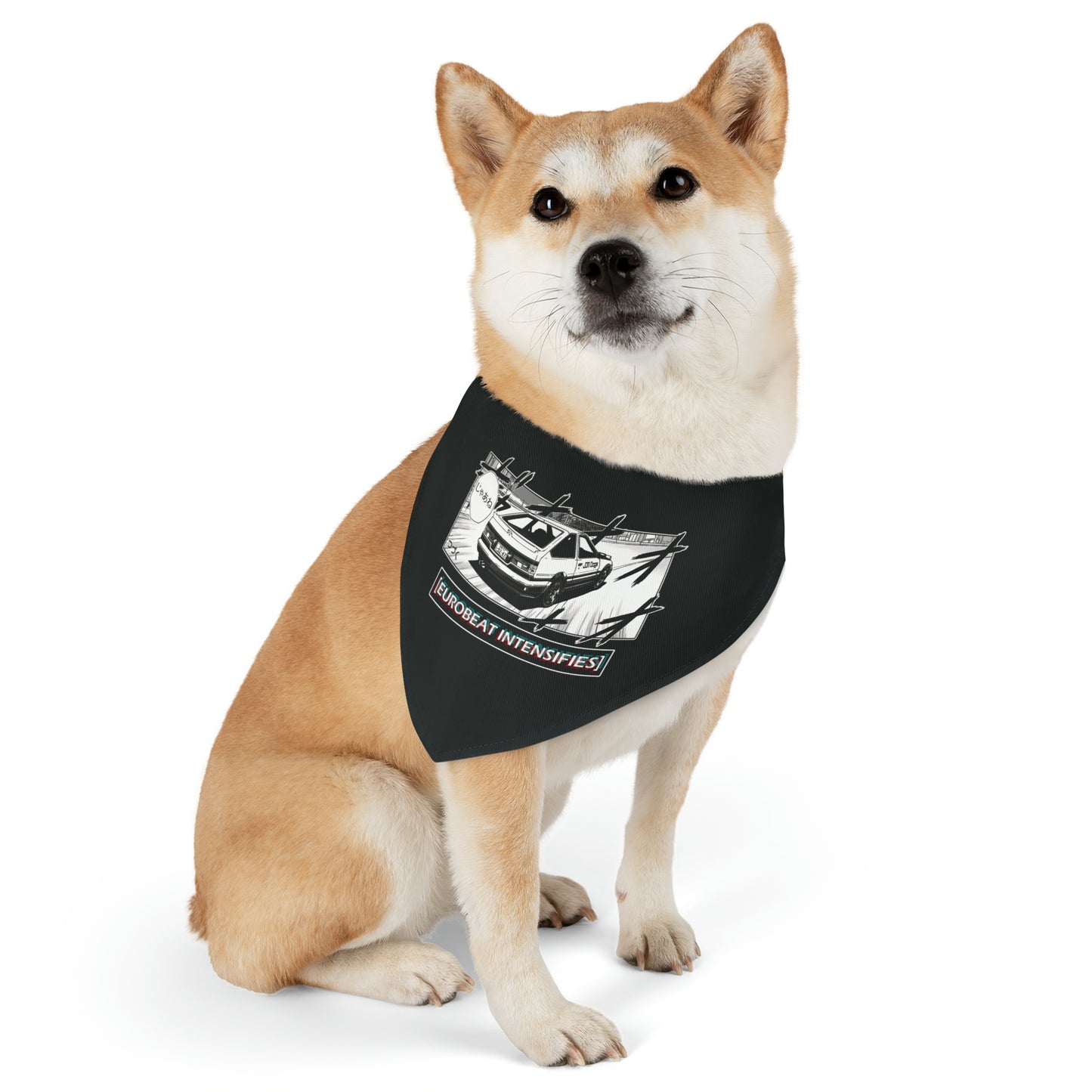 Toyota Sprinter AE86 Trueno Dog Bandana Collar (EUROBEAT INTENSIFIES)