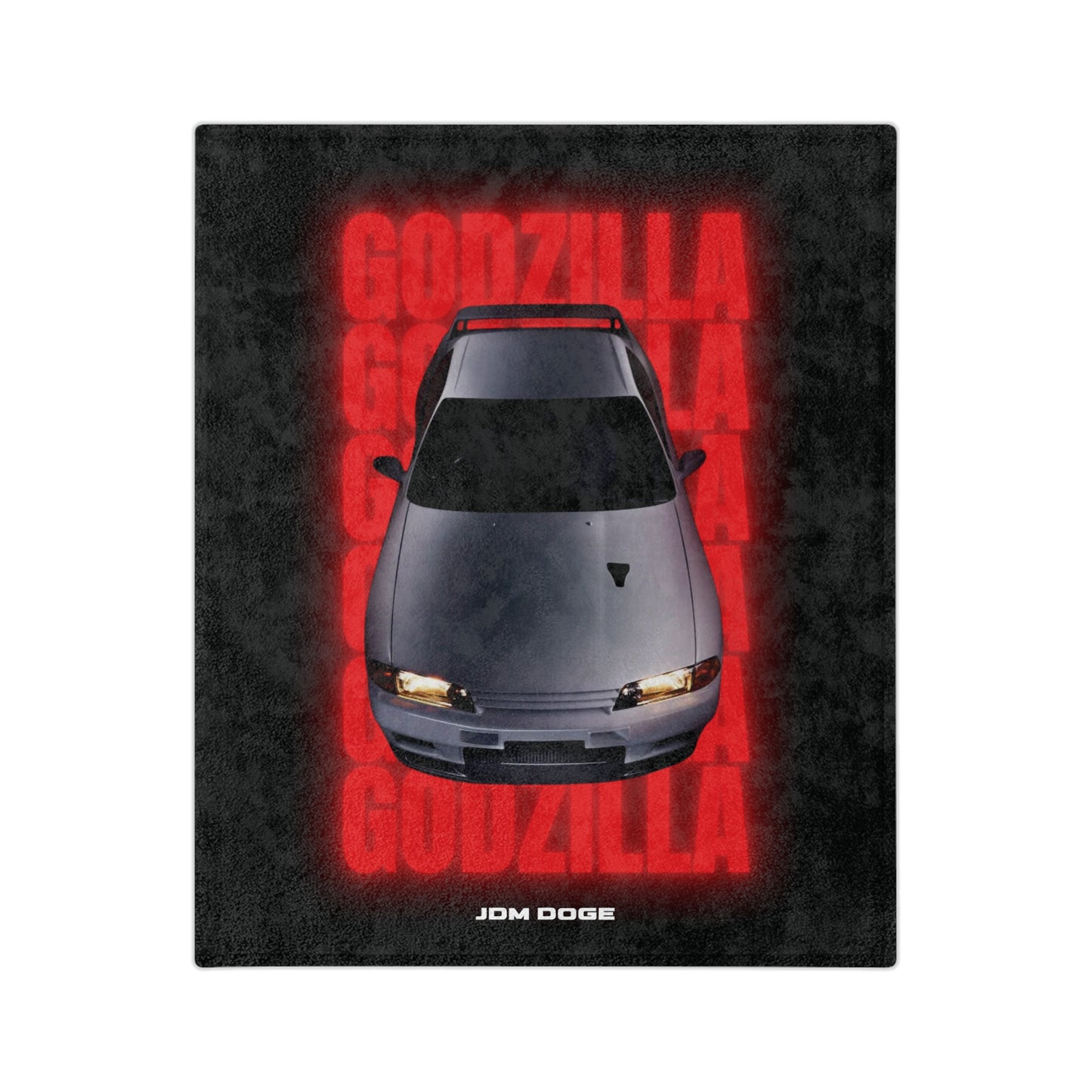 Godzilla R32 Nissan Skyline Car Blanket to Cover your Seats or Bed