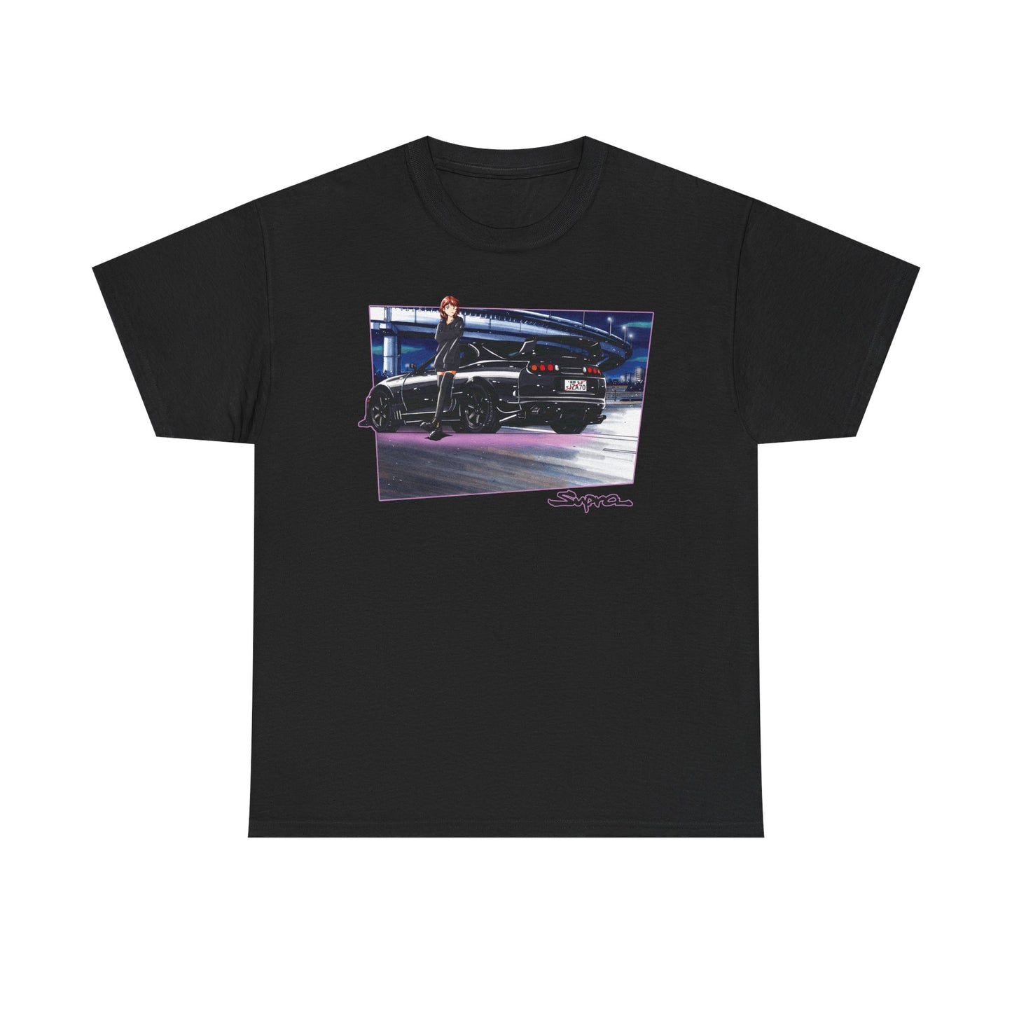 Toyota Supra MK4 Daikoku Car Meet  T-shirt (Waifu Edition)