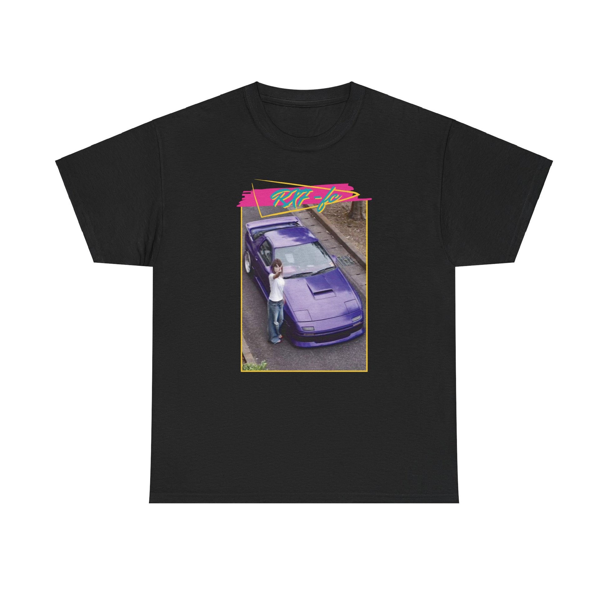 90s Nostalgic Mazda RX7-FC T-Shirt, Japanese Tuner Girl