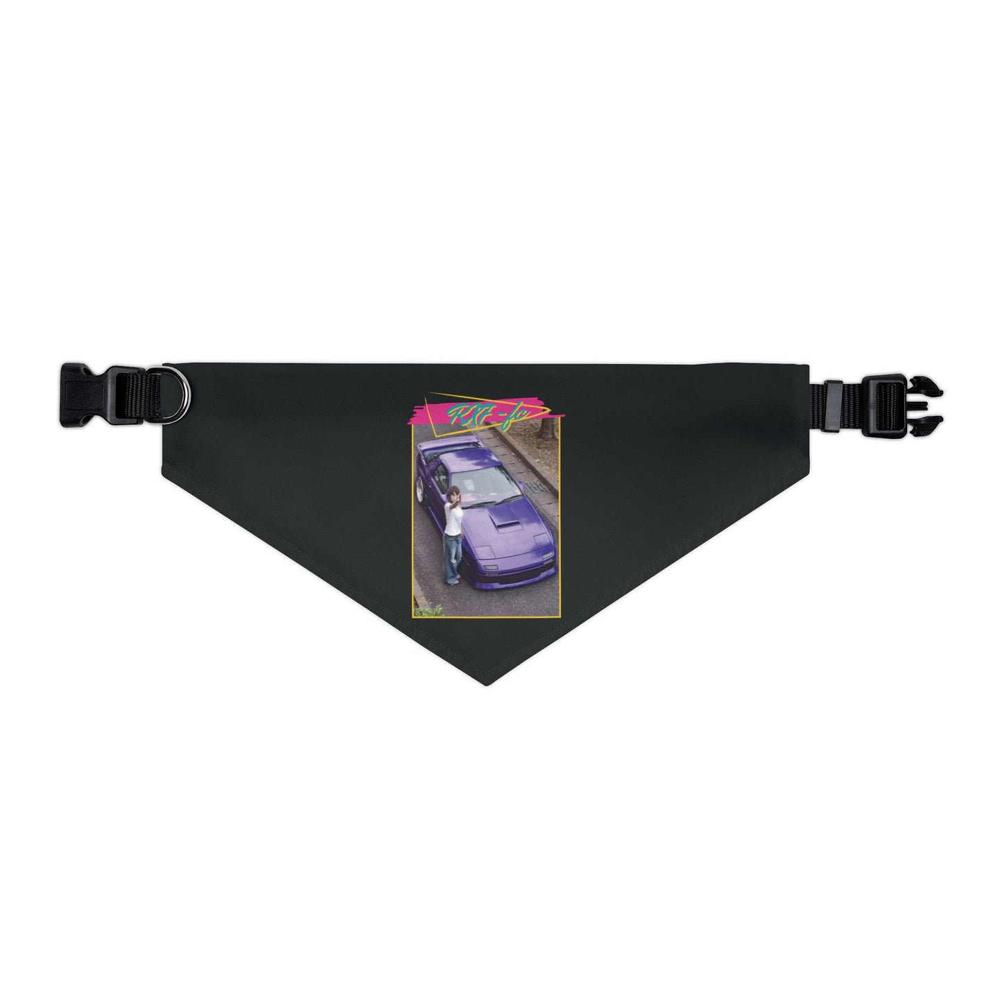 90s Nostalgic Mazda RX7-FC Dog Bandana Collar