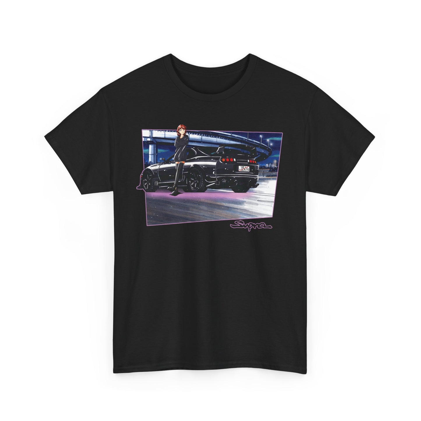 Toyota Supra MK4 Daikoku Car Meet  T-shirt (Waifu Edition)