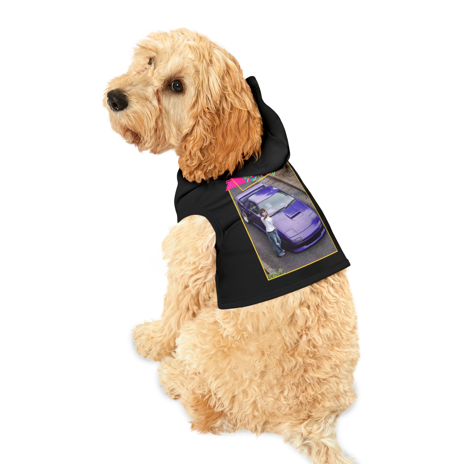 90's Nostalgic Mazda RX7-FC Dog Hoodie JDM