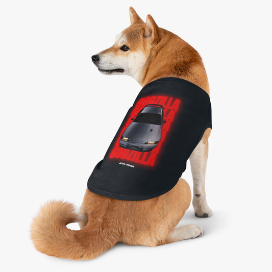 Godzilla R32 Nissan Skyline Dog T-Shirt to match with your dog, JDM, Drifting, Touge  DOGE