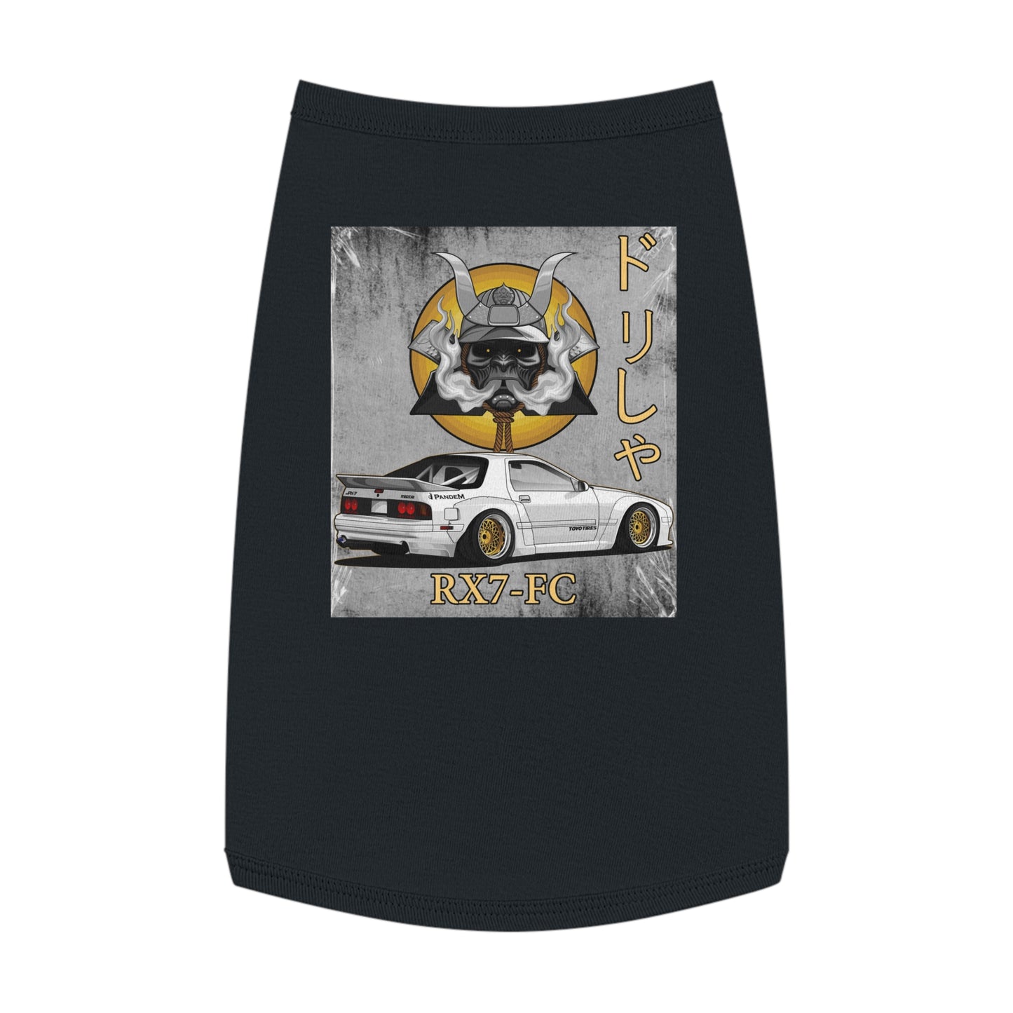 Pandem Body Kit Mazda RX7-FC Dog T-Shirt jdm doge drifting cat 