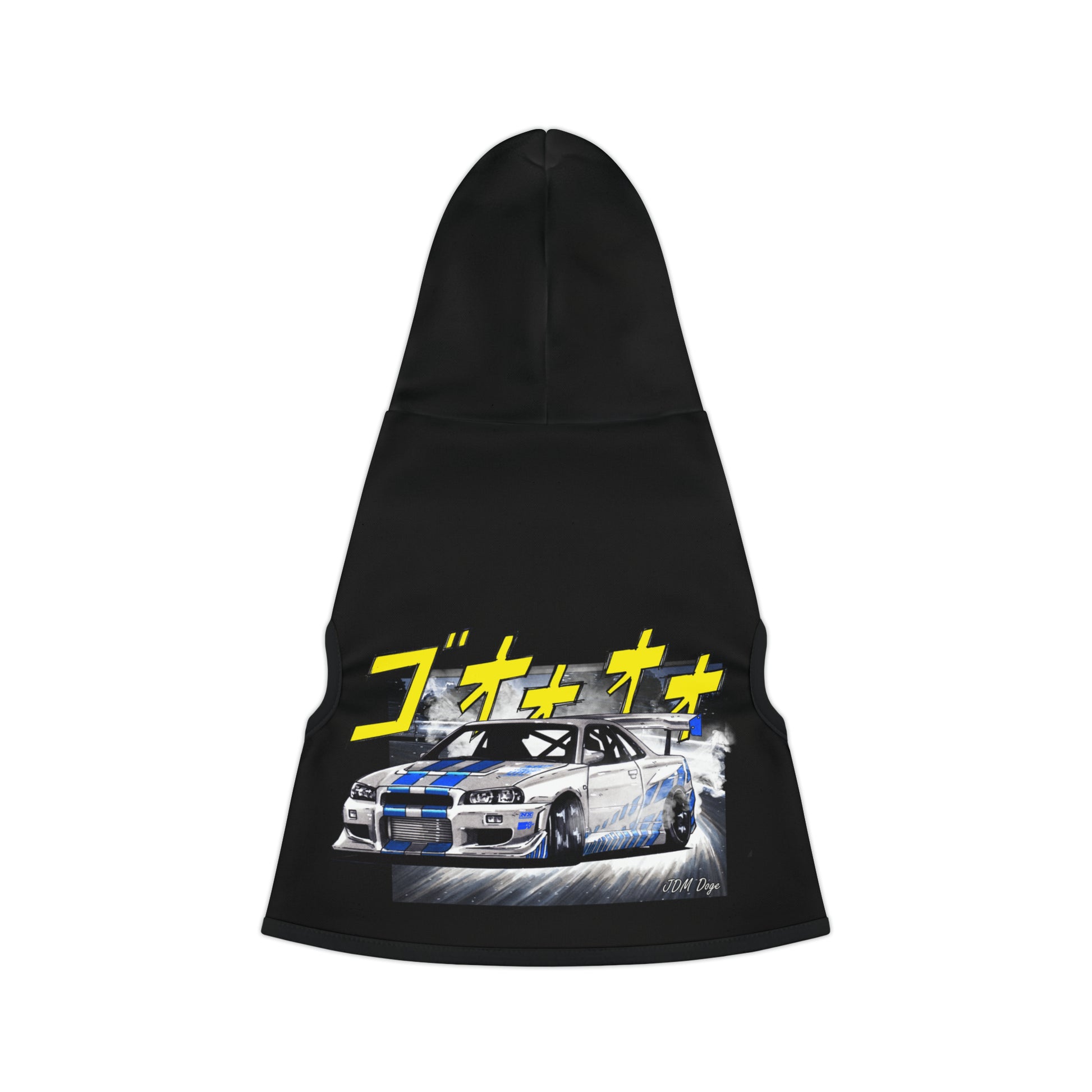 R34_Nissan_Skyline_Manga_Dog_Hoodie BACK