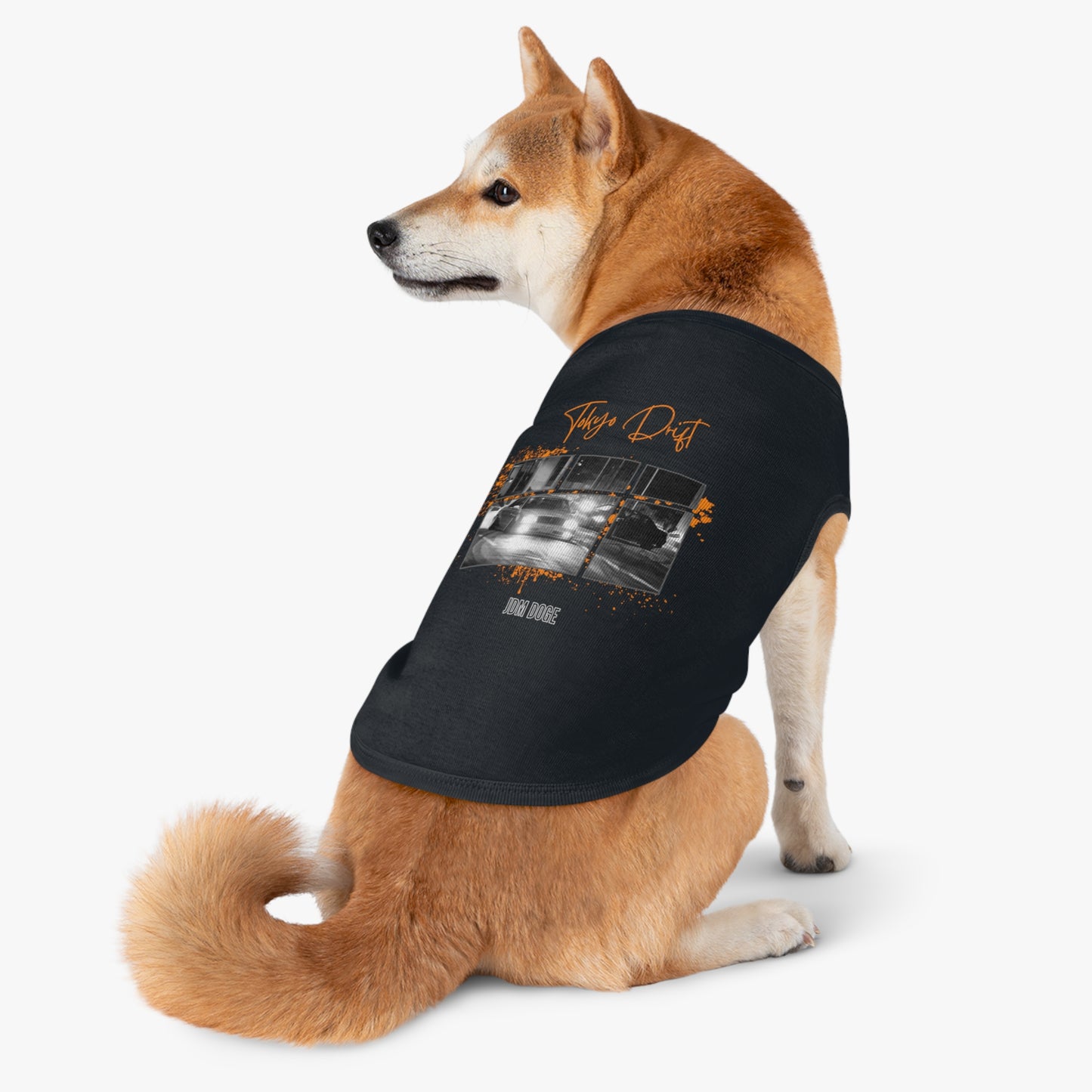 Match with your dog, JDM Dog Shirt. Toyota Celsior & Mark II Drifting Dog T-shir