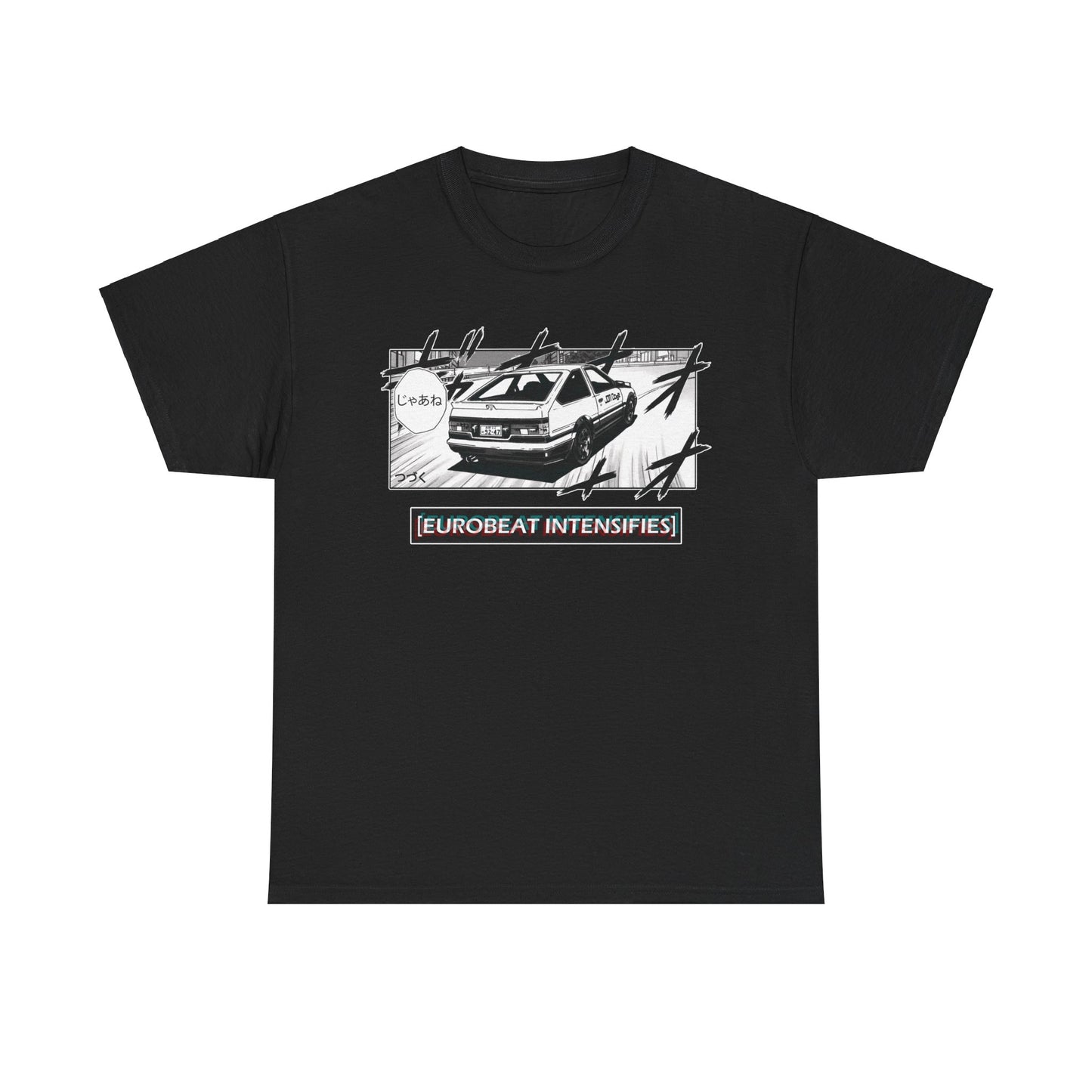 Toyota Sprinter AE86 Trueno T-Shirt (EUROBEAT INTENSIFIES) JDM DRIFT DOGE 