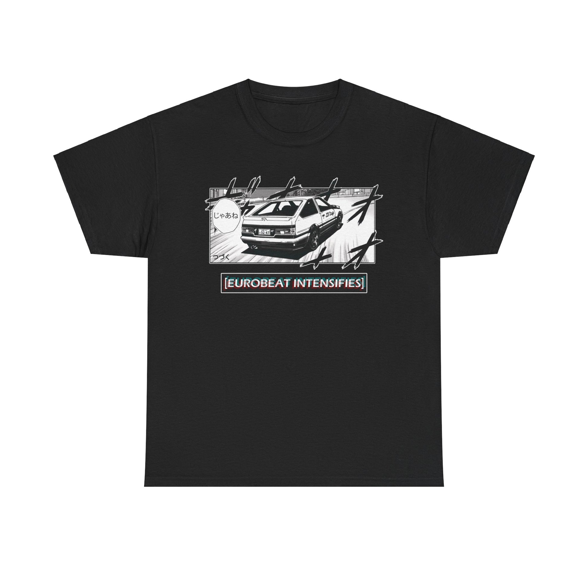 Toyota Sprinter AE86 Trueno T-Shirt (EUROBEAT INTENSIFIES) JDM DRIFT DOGE 