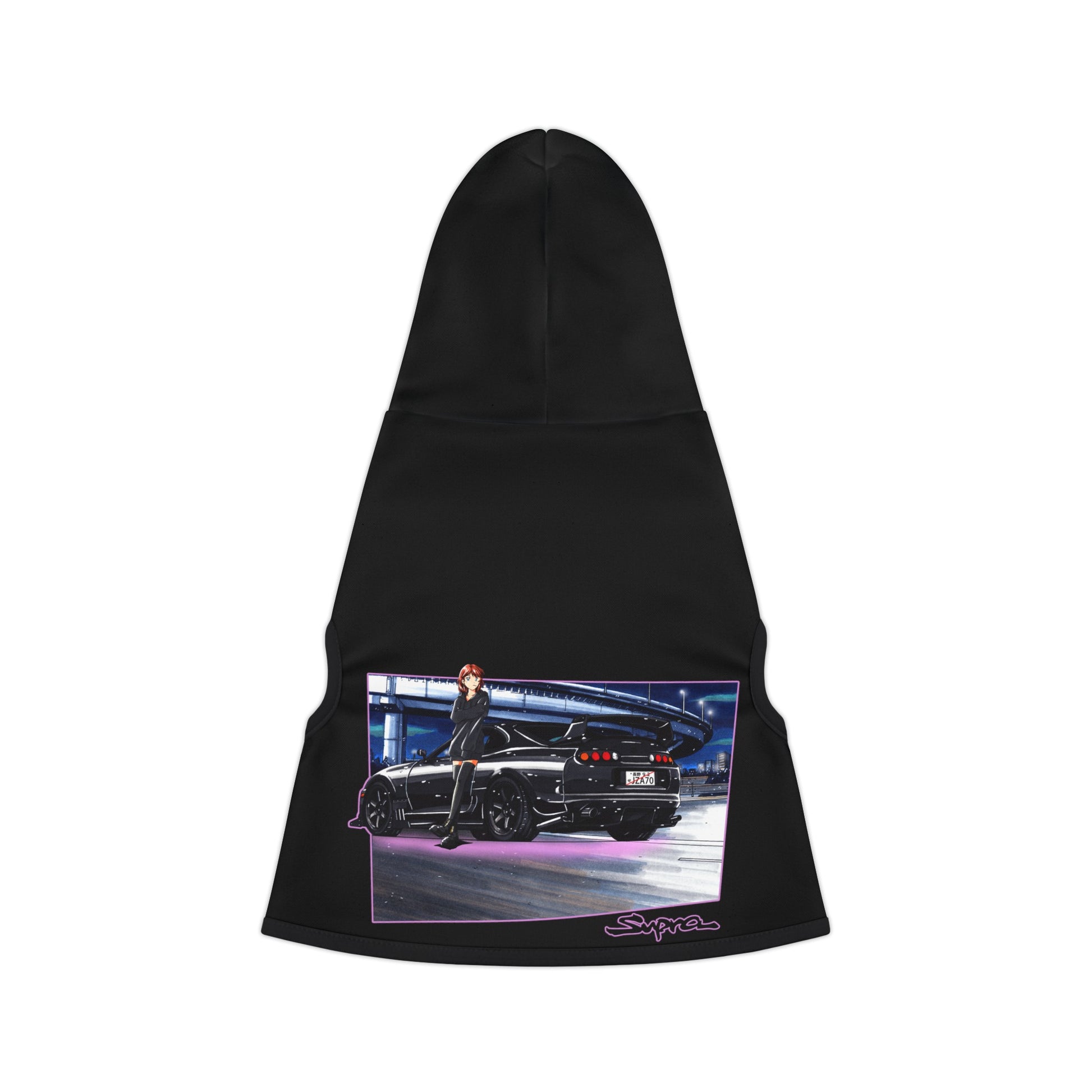 Toyota Supra Dog T-Shirt (Waifu Edition) BACK JDM