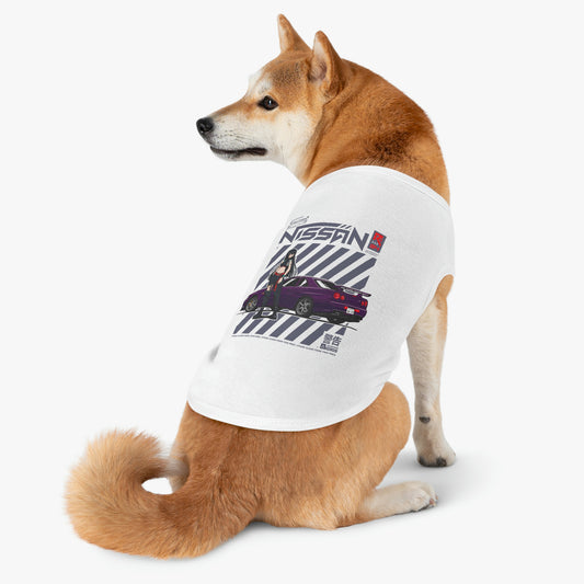 R34 Nissan Skyline Dog T-Shirt (Waifu Edition) to match with yourself Anime Style 